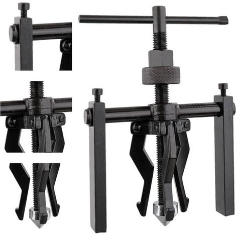 Extractor de rodamientos universal de 3 mordazas - Para coches, motocicletas y maquinaria - Acero cromo-vanadio resistente (1/5)