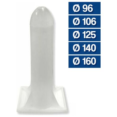 IMBUTO TUBO PER CARICARE INSACCARE RETE SALUMI INSACCATI CON OGIVA VARI 24104V 96 (24104)