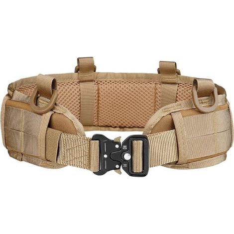 Ensemble de ceinture tactique multifonctionnelle, ceinture porte-outils robuste, boucle à dégagement rapide, adaptée à l'entraînement militaire à la chasse (1/5)