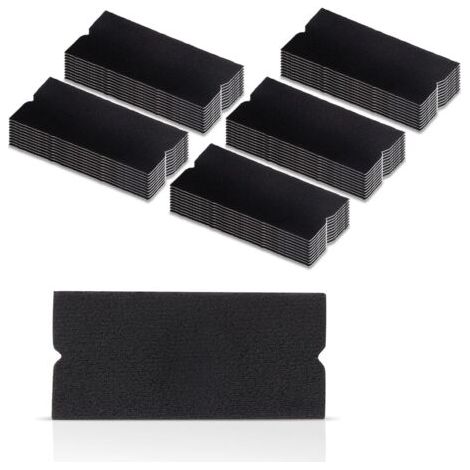 Sollbry Raclette Accessoires Tissu Feutre Edge Scratch Gratuit Souple Wet Dry Feutre pour la Voiture d'emballage Scraper  Raclette 50PCS / Paquet (Non Inclus Raclette)