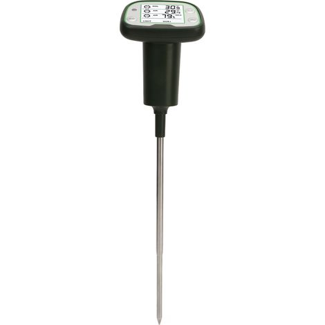 4-in-1-Bodenmessgerät mit Digitalanzeige, hochpräzise Sonde für Garten und Landwirtschaft, 100-mAh-Akku (1/5)