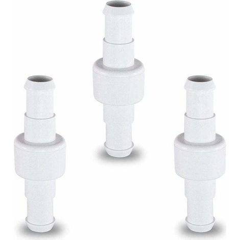 Ersatz-Poolreinigerschlauch mit Kugellager und Drehgelenk D20 für Polaris 280 3900, Poolreinigerschlauch mit Kugellager und Drehgelenk D20 D15, 3er-Pack in Weiß