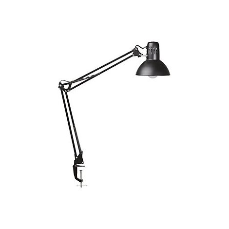 Lámpara de escritorio metal negro H.44cm base de abrazadera LED MAUL (1/5)