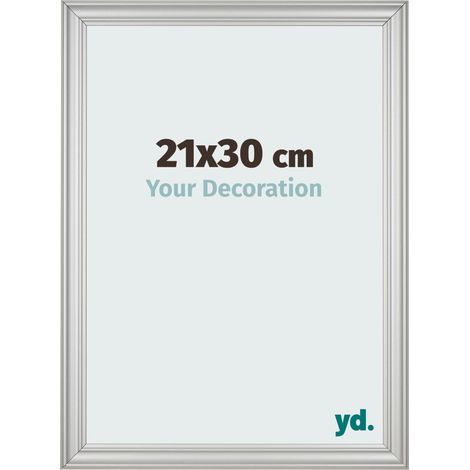 yd. - Cadre photo 21x30 - Argent Mat - MDF - Lazio (1/5)
