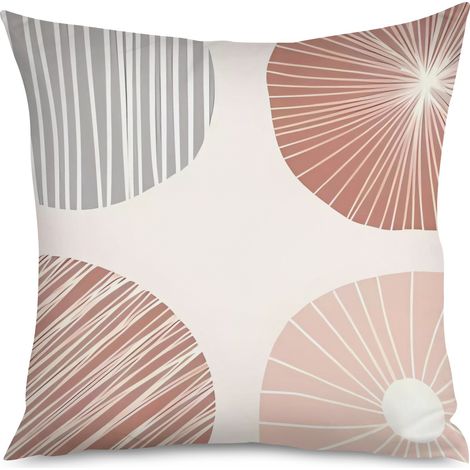 Housse de Coussin Géométrique Minimaliste Déco Maison (1/5)