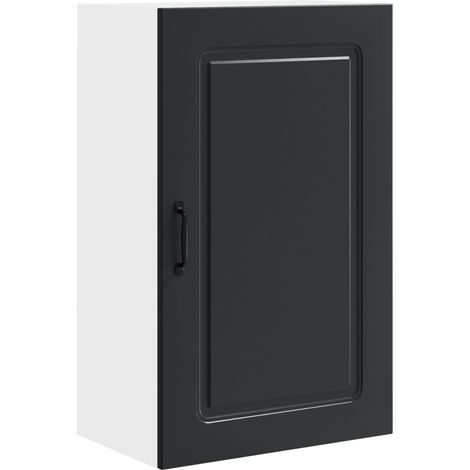 Maison Exclusive - Panel de lavaplatos Kalmar Negro 50 x 31 x 80
