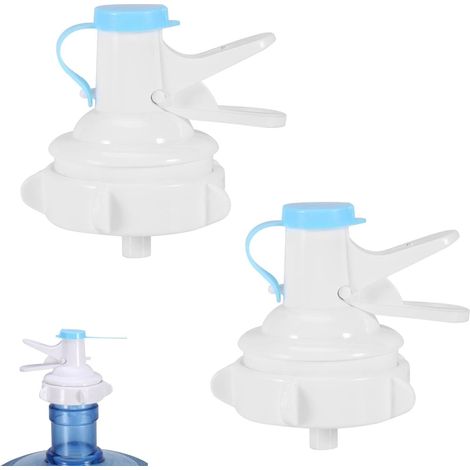2pcs Robinet, Bouchon 55mm, Plastique PP, Anti-fuite, Pour Bidon Eau