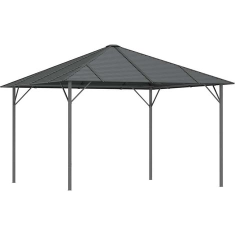 Maison Exclusive - Gazebo con Tetto 3x3 m Antracite (1/5)