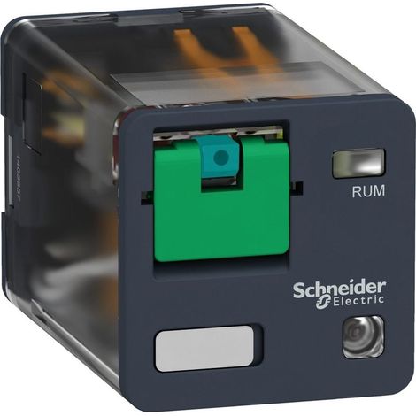 Zelio Relay RUM - relais universel - embrochab - test - DEL - 3OF - 10A - 24VDC