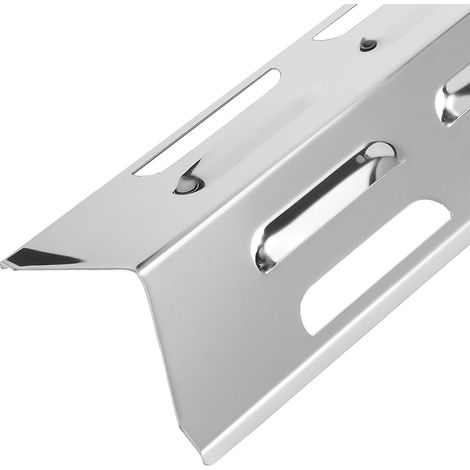 Plaque chauffante de 4 brûleurs en acier inoxydable pour barbecue XH00463, idéale pour un barbecue de jardin. (1/5)
