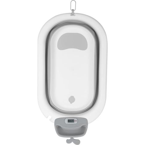 Baignoire Pliable Bébé - 1 Unité - PP et TPE - Thermomètre Intégré - Nouveau-nés - 86 x 43 x 18 cm (1/5)