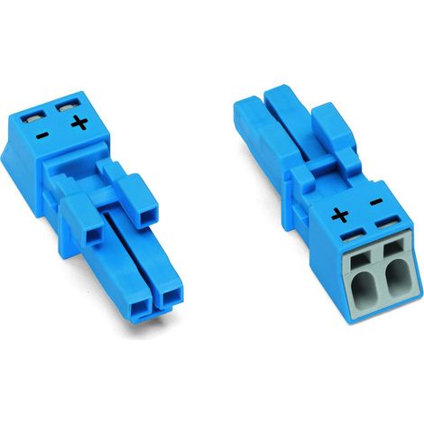 Connecteur 2 broches, codage bleu I Winsta Mini 890-1102 (1/2)
