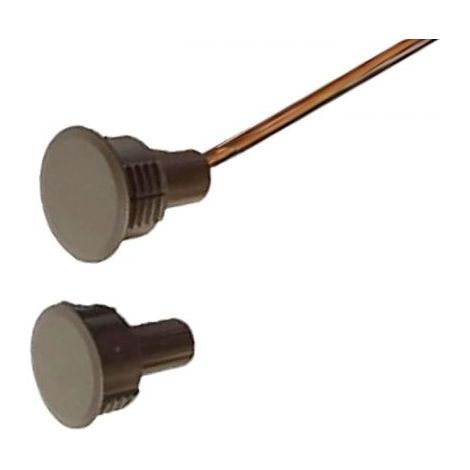 Unitek sensore contatto incasso di apertura per porte blindate e finestre ferro marrone - UTKCI122MR