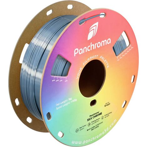Polymaker CA03005 Panchroma™ Silk Filamento per stampante 3D Plastica PLA Lucido setoso 1.75 mm 1000 g Chrome OS 1 pz.