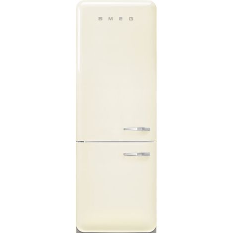 Smeg FAB38LCR6 frigorifero con congelatore Libera installazione 481 L Crema Made in Italy. Capacità netta totale: 481 L. Cerniera porta: Sinistra, Tipo di display: LED. Classe climatica: SN-T, Emis... (1/5)