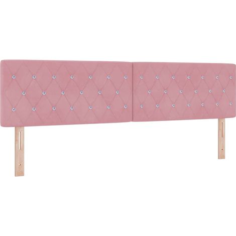 Testiera Rosa 180 cm Velluto vidaXL