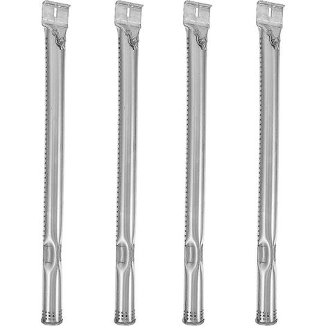 Lot de 4 brûleurs à gaz extérieurs pour barbecue, tubes Venturi, pièces détachées en acier inoxydable pour brûleurs de barbecue à gaz (1/4)