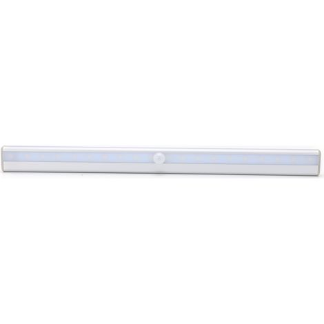 Lampe infrarouge à détecteur de mouvement 20 LED, rechargeable par USB, en alliage d'aluminium, lumière blanche, idéale pour une utilisation dans une armoire. (1/5)