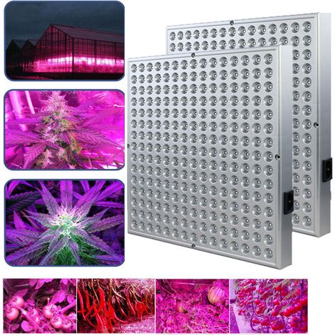 SWANEW 2x 45W LED Pflanzenlampe, Led Grow Lampe Full Spectrum Wachsen Licht Wachstumslampe Pflanzenlicht für Zimmerpflanzen Gemüse Blumen (1/4)