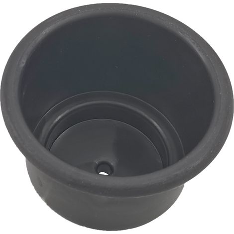 Marine Nylon Cup Holder for Yachts, Beverage Cup Holder, Water Cup Holder with Holes - Marine, Yacht, and RV Hardware Accessories - Black - Nylon (1/4)