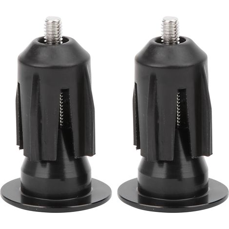 2 pièces Bouchons de Vis pour Poignées de Guidon de Vélo en Alliage d'Aluminium, Accessoire Cyclisme (1/5)