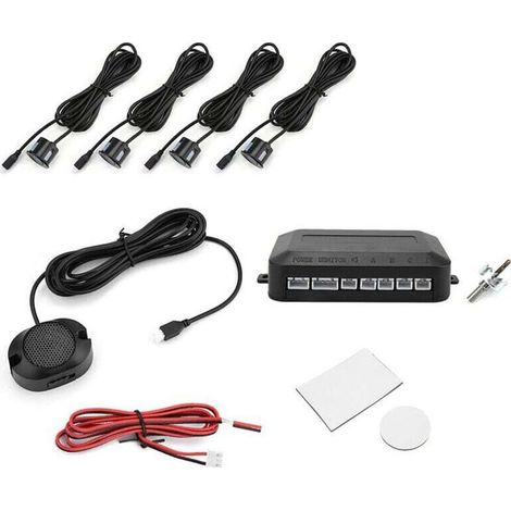Capteur de Radar de Recul Voiture 12V Système Avertissement Sonore avec Indicateur (1/4)