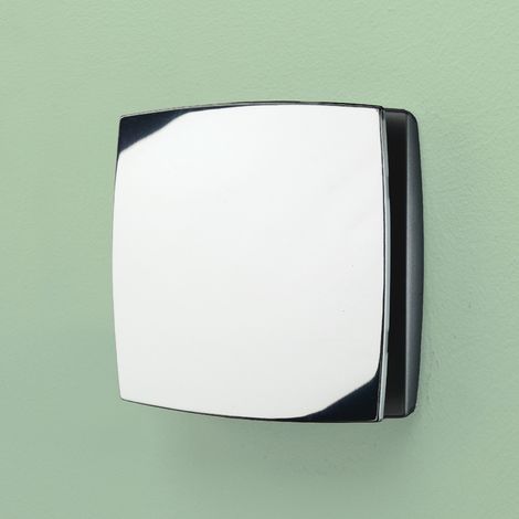 HiB Breeze Chrome Wall Mounted Extractor Fan with Timer - 32800 (1/5)