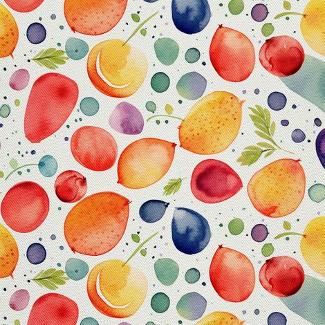 Telas decorativas para exteriores Oxford - Frutas - DX2002 (1/5)