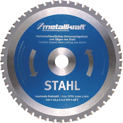 DISCO D.230 X 2.0 X 25.4 MM 48T PARA ACERO - ASLAK