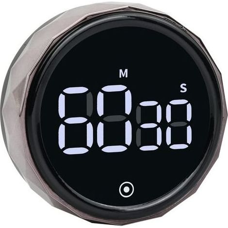 Minuteries de Cuisine Numériques 3 Volume Réglable Compte à Rebours Magnétique Minuterie à Grand Écran LED pour Cuisson Étudier S'entraîner (1/5)