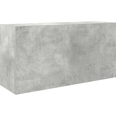 Maison Exclusive - Bad-Wandschrank Betongrau 80x25x40 cm Holzwerk