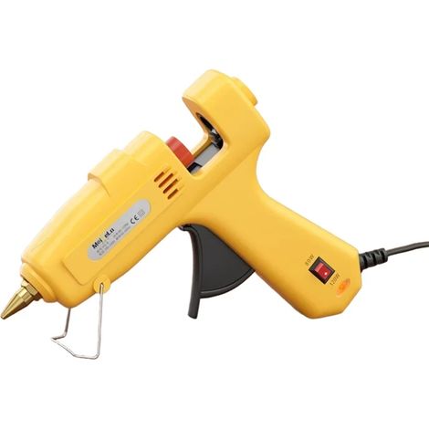 Pistolet à colle thermofusible de 80-120 W, avec 30 bâtons de colle thermofusible (1/4)