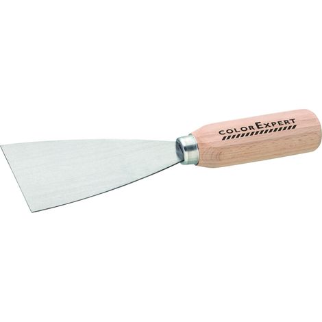 Color Expert Spachtel steifes Blatt 60 mm mit Holzgriff