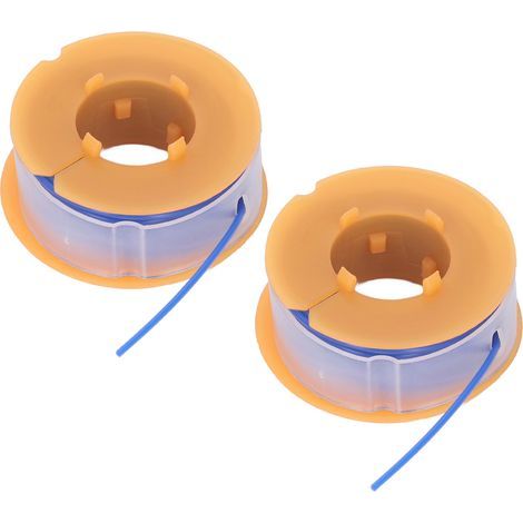 Nylon lawnmower spool, 2 pieces, replacement accessories suitable for BOSCH ART 30 30FA blue (1/5)