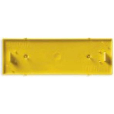V71326 Tapa Antisalpicaduras Protectora para Cajas Amarillo 7 Puestos