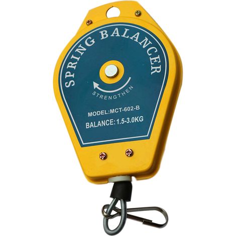 Balancier à ressort porte-outil rétractable pour suspension ligne d'assemblage soudure pièces auto câble 3 m 1,5-3,0 kg (1/4)