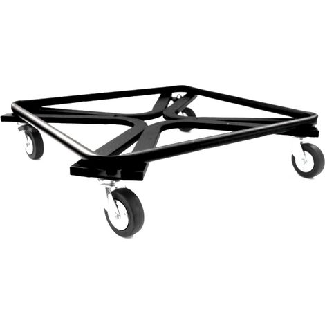 Carrello Porta Piante Linea Heavy Cm 60X60 Nero Tecnokit (1/4)