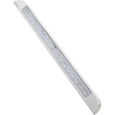 Bande lumineuse étanche de 506 mm, 18 ampoules LED, 12 V, 9 W, compatible avec les camping-cars, les véhicules de loisirs, les camions, les yachts, etc. (1/5)