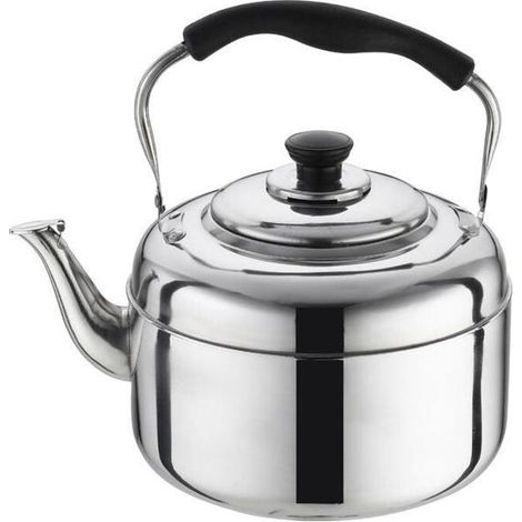 2L Bouilloire de cuisinire Inox Thires pour Cuisinire Bouilloire gaz Poigne Rsistante la Chaleur Thire Inox PZCC (1/4)