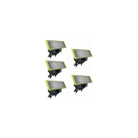 5 lames de rechange compatibles avec Philips OneBlade pour hommes – haute précision, longue durée, qualité premium (1/4)
