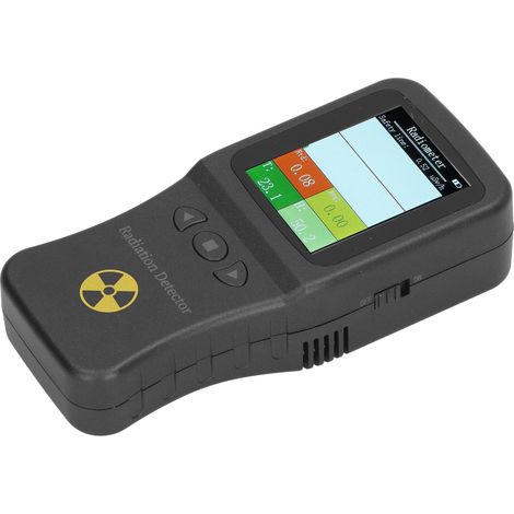 Détecteur de rayonnement nucléaire, compteur Geiger, rayons X et β, testeur de température et d'humidité, alarme de dose de rayonnement (1/5)
