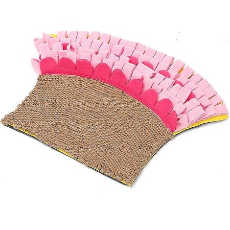 Maison en forme de queue de poisson pour chat, tapis à griffer et à fouiller, couverture de jeu et d'entraînement olfactif, idéal pour soulager le stress et divertir les pattes, multifonctionnel. (1/4)