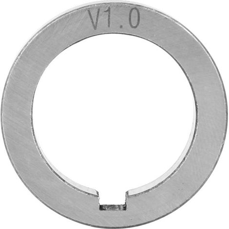 Rouleau d\'alimentation de fil en acier inoxydable 35 mm/1,38 po, roue de guidage d\'alimentation de fil de soudage 0,8/1,0/1,2 (1,0 (1/5)