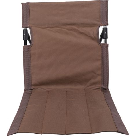 Sedia da giardino pieghevole per esterni, sedia relax con schienale, leggera e comoda, ideale per campeggio, parchi, relax o pesca – colore marrone