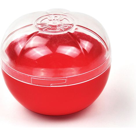 Lot de 4 boîtes de conservation pour fruits et légumes, sans BPA, réutilisables, pour réfrigérateur (tomates, avocats, oignons, citrons). (1/4)