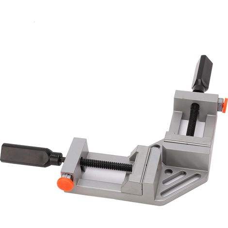 Équerre de serrage 90° à double poignée, pince d’angle à dégagement rapide pour menuiserie, outil de positionnement précis, fixation robuste pour travaux de bois. (1/5)