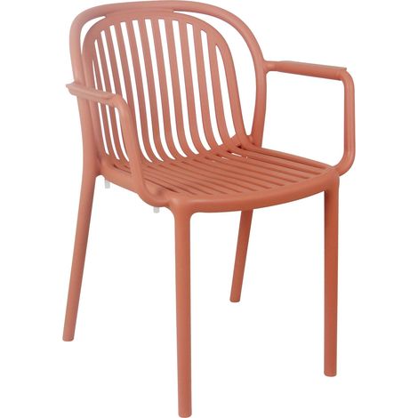 Fauteuil de terrasse terracotta (1/5)