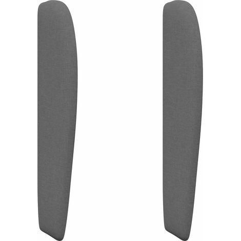 Maison Exclusive - Kopfteil Ohr Dunkelgrau 80 x 23 x 6 cm Stoff