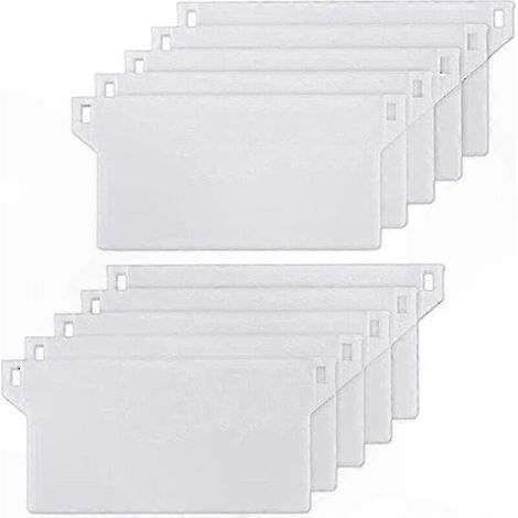 Lot de 10 barres de lestage de rechange pour stores verticaux, compatibles avec des lames de 127 mm, blanches. (1/5)