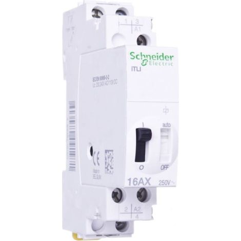 ITL ACTI9 16A 2P 230VAC Fernbedienungs- und DIN-Schienenmontagerelais